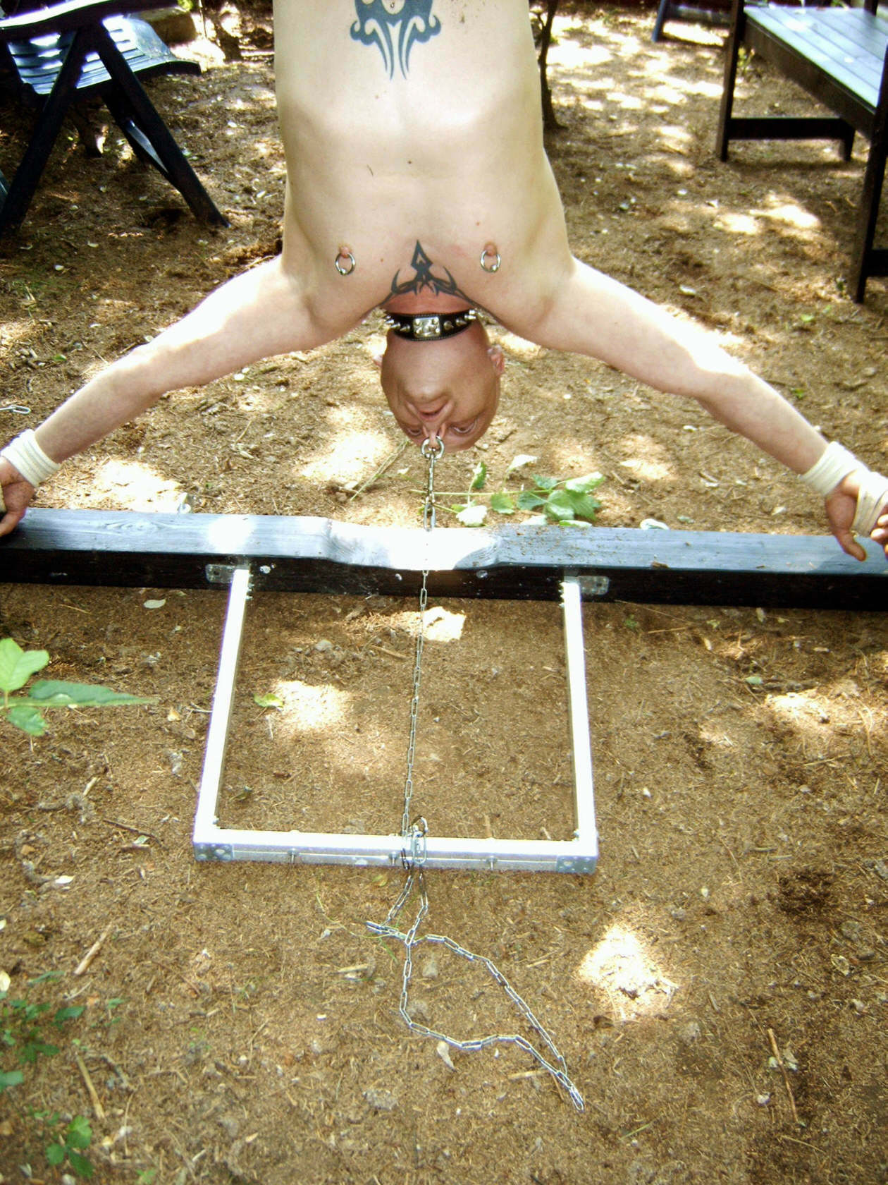 bdsm outdoor - male slut slave — 12